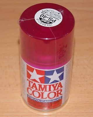 PS-40 TRANSLUCENT PINK R/C Spray Paint FOR POLYCARBONATE (100ml) 86040 –  Ballzanos Hobby Warehouse