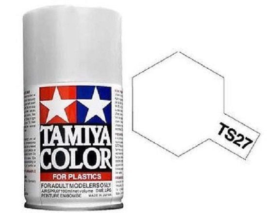TS-27 Matte White Spray Paint Can 3.35 oz. (100ml) 85027 – Ballzanos Hobby  Warehouse
