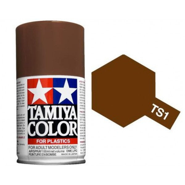 TS-1 Red Brown Spray Paint Can  3.35 oz. (100ml) 85001