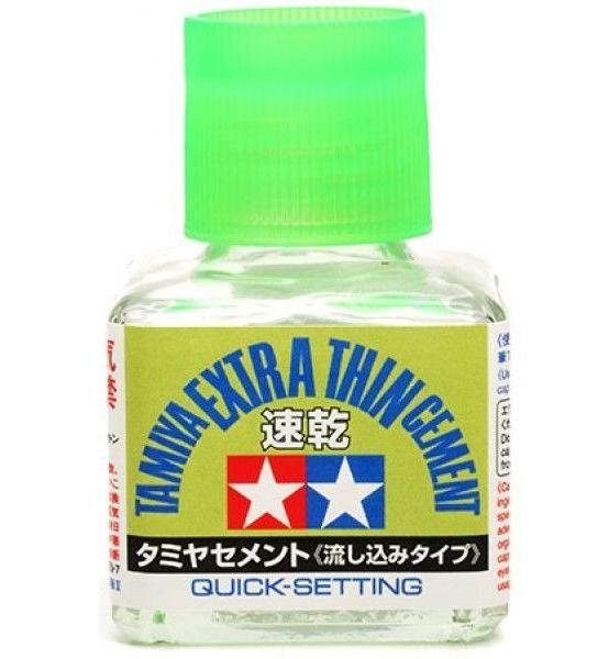 Extra Thin Cement Glue (Quick Setting) 40ml glass bottle