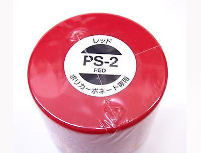 PS-02 RED Spray Paint Can FOR POLYCARBONATE 3.35 oz. (100ml) 86002