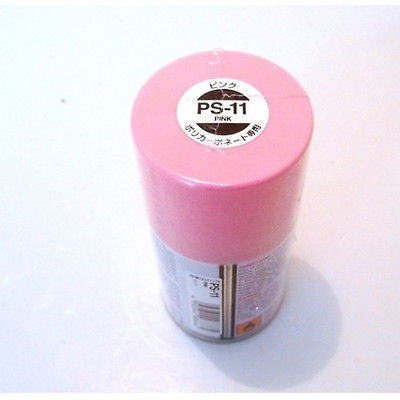 PS-11  PINK  R/C Spray Paint  FOR POLYCARBONATE 3.35 oz. (100ml) 86011