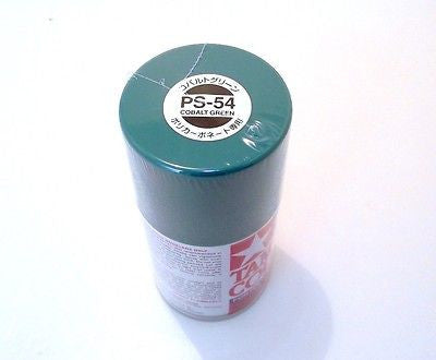PS-54 COBALT GREEN R/C Spray Paint FOR LEXAN (3.3 OZ.) 86054