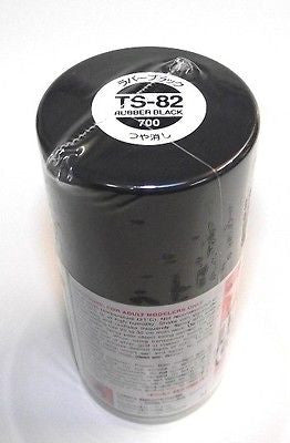 TS-82 RUBBER BLACK Spray Paint Can  3.35 oz. (100ml) 85082