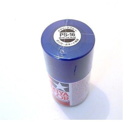 PS-16 METALLIC BLUE R/C Spray Paint FOR POLYCARBONATE (100ml) 86016