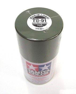 TS-91 DARK GREEN JGSDF Spray Paint Can  3.35 oz. (100ml) 85091