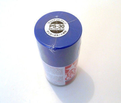 PS-30 BRILLIANT BLUE R/C Spray Paint FOR POLYCARBONATE (100ml) 86030