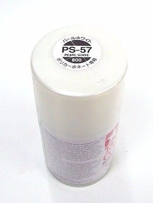 PS-57 PEARL WHITE R/C Spray Paint FOR LEXAN (3.3 OZ.) 86057