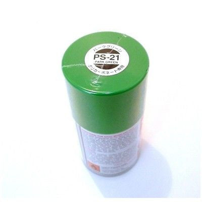 PS-21 RACING GREEN R/C Spray Paint FOR POLYCARBONATE (100ml) 86021