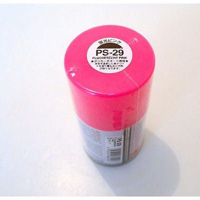 PS-29 FLUORESCENT PINK R/C Spray Paint FOR POLYCARBONATE (100ml) 86029