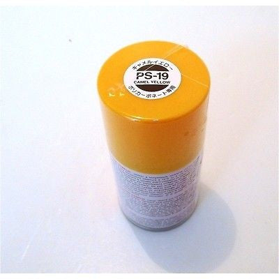 PS-19 CAMEL YELLOW R/C Spray Paint FOR POLYCARBONATE (100ml) 86019