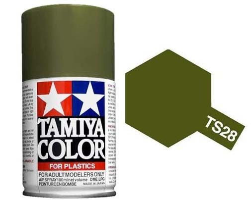 TS-28 OLIVE DRAB  Spray Paint Can  3.35 oz. (100ml) 85028