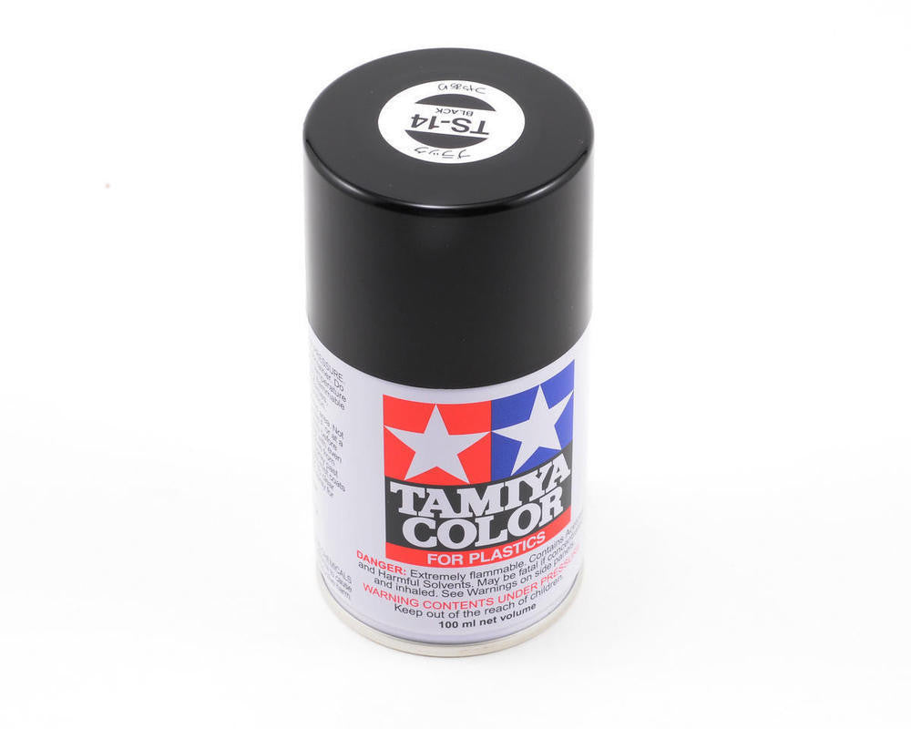 TS-14 Black Spray Paint Can  3.35 oz. (100ml) 85014